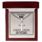 Engrave-able Artisan Cross with Cuban Chain